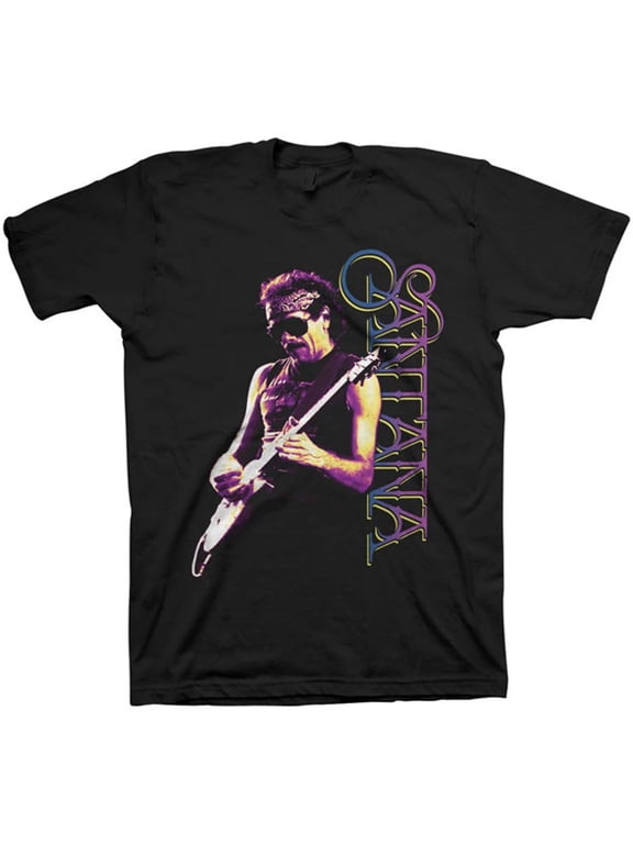 Santana Men's Classic Live Shot T-Shirt X-Large | Officially Licensed Merchandise