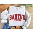 thumbnail image 1 of Santas Favorite Christmas Sweatshirt, Christmas Sweatshirt, Womens Christmas Sweatshirt, Christmas Gift, 1 of 5