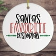 thumbnail image 1 of Santas Favorite Custodian Janitor Christmas Ornament, 1 of 5