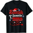 thumbnail image 1 of Santas Favorite Medical Assistant Christmas T-Shirt, 1 of 4