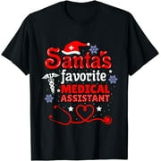 Santas Favorite Medical Assistant Christmas T-Shirt