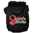 thumbnail image 1 of Santas Favorite Screen Print Pet Hoodie, Black - Medium, 1 of 1