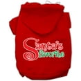 thumbnail image 1 of Christmas Pet, Dog  Cat Hoodie Screen Printed, "Santa's Favorite", 1 of 11