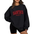thumbnail image 1 of Santas Favorite Sweatshirt Christmas Letter Print Shirts Christmas Santas Favorite Sweatshirts Women, 1 of 5