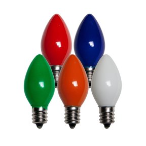 Santas Forest 16290 Candelabra Lamp Base Replacement Bulb, Assorted