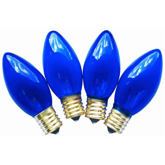 Santas Forest Replacement Bulb, Incandescent, Transparent Blue