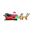 thumbnail image 1 of Santas Forest 90614 Santa-Sleigh Inflatable, 10 ft, 1 of 1
