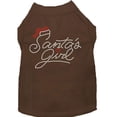 thumbnail image 1 of Christmas Pet Dog  Cat Shirt Rhinestone, "Santa's Girl", 1 of 11