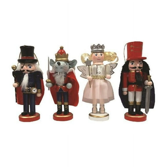 Santas Workshop 70155 5 in. Nutcracker Suite Ornaments - Set of 4