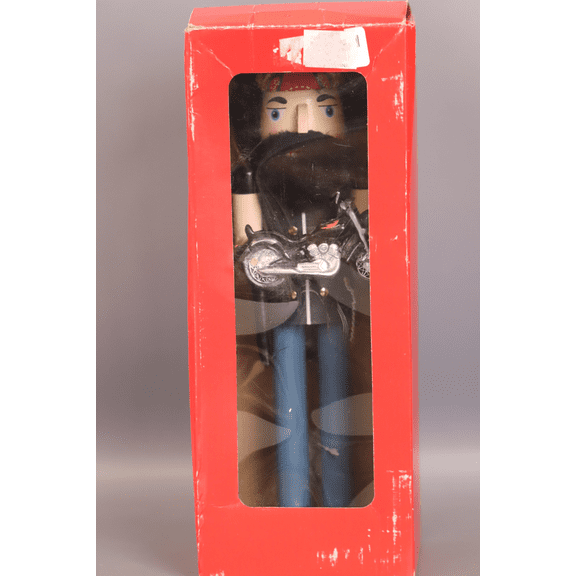 Santas Workshop 70872 14 in. Biker Nutcracker