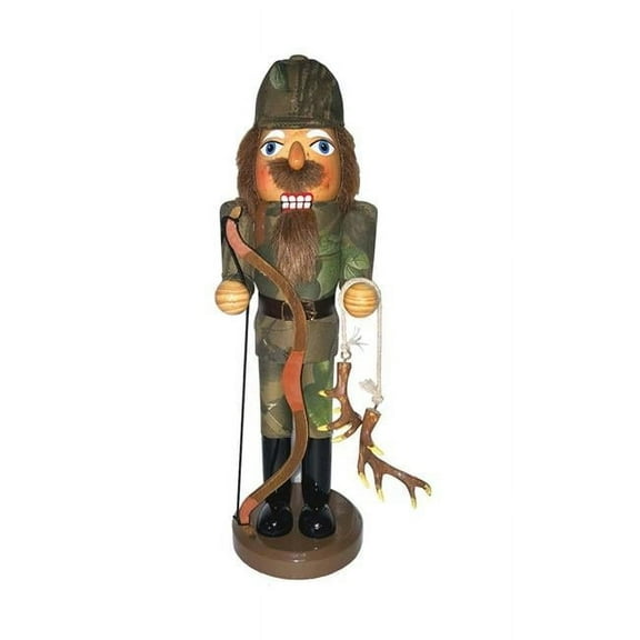 Santas Workshop 70916 14 in. Bow Hunter Nutcracker