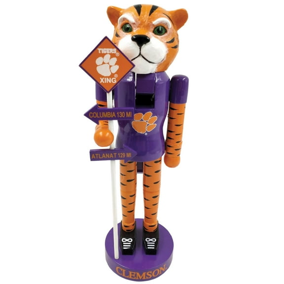 Orange Clemson Tigers 12'' Rivalry Nutcracker