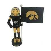Santas Workshop IAH092 12 in. Lowa Rivalry Nutcracker, Black