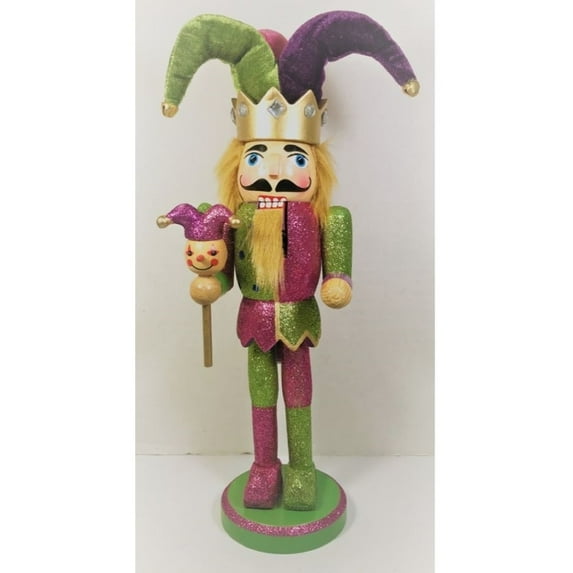 Santas Workshop Jester Nutcracker 12"