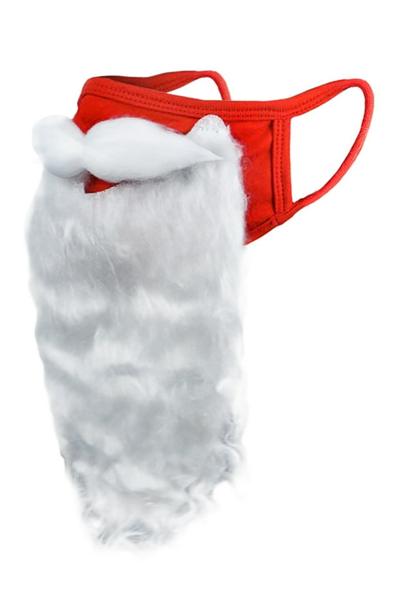 Santa Claus Multi-color Cotton Christmas Costume Mask, for Adult