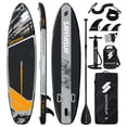 thumbnail image 1 of Santasup Stand Up Paddle Board Black Whale Inflatable Paddle Board for Adults, 10ft Yoga Blow Up Board, Sup Board with Accessories, Non-Slip Deck, Travel Backpack Wide Stance, 1 of 8