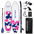 thumbnail image 1 of Santasup Stand Up Paddle Board 10' #WOODEN BLUE, 1 of 6