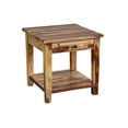 thumbnail image 1 of Sante Fe Solid Sheesham Wood End Table with Drawer, 1 of 7
