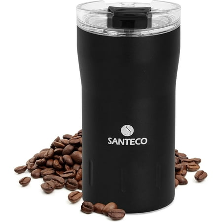 Santeco Stainless Steel Kariba Water Bottle 12 fl oz, Black