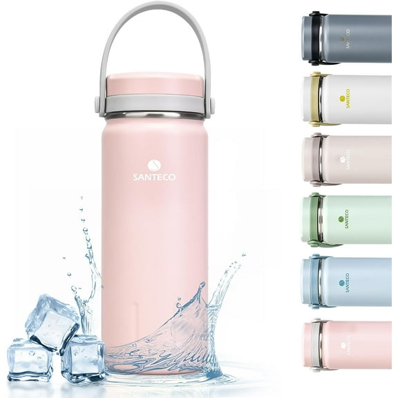 Santeco Stainless Steel Koya Water Bottle 13 fl oz, Pink