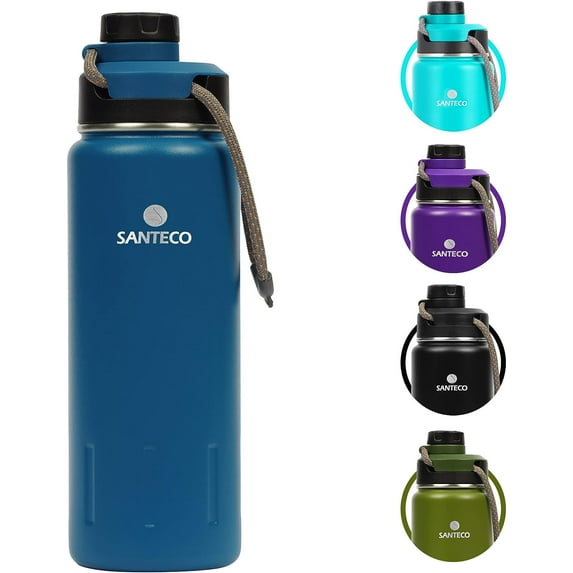 Santeco Stainless Steel ktwo Water Bottle 24 fl oz, Blue