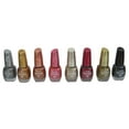 thumbnail image 1 of Santee 8 Full Color Platinum Shine Fashion Metallic No UV/LED Nail Polish Bold Lacquer, 1 of 3