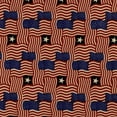 thumbnail image 1 of Santee Print Works American Patriotic Flags Red/White/Blue 100% Cotton Fabric sold by the yard, 1 of 1