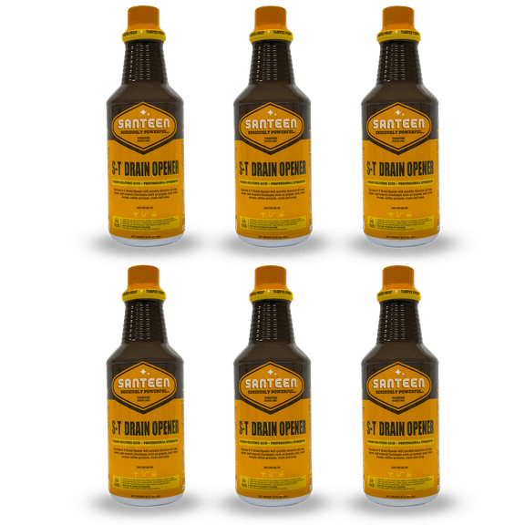 Santeen S-T Sulfuric Acid Drain Opener- 6pk