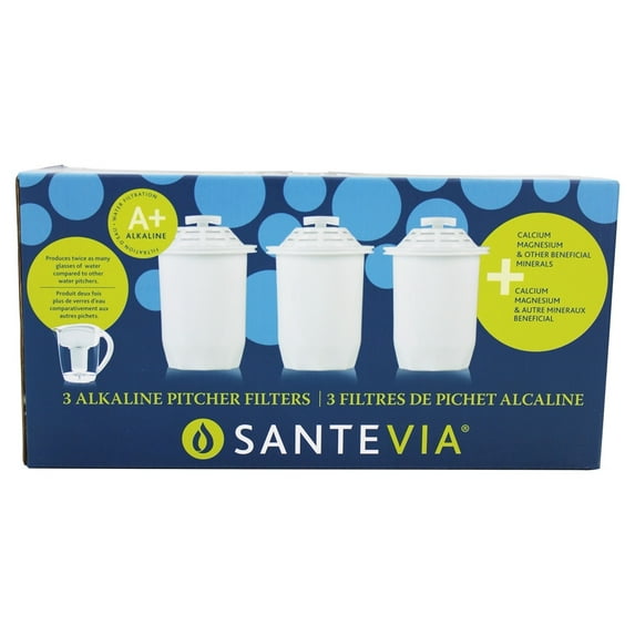 Santevia - Alkaline Pitcher Filters - 3 Pack