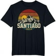 thumbnail image 1 of Santiago Chile Vintage Mountains Retro Souvenir Gift T-Shirt, 1 of 3