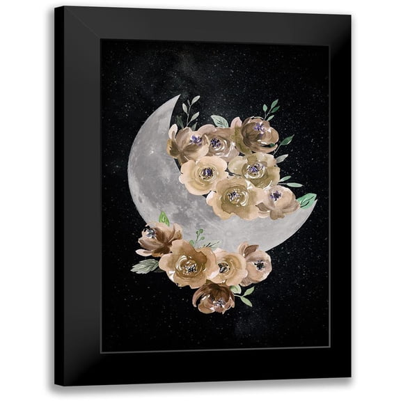 Santiago, Daniela 11x14 Black Modern Framed Museum Art Print Titled - Bohemian Moon