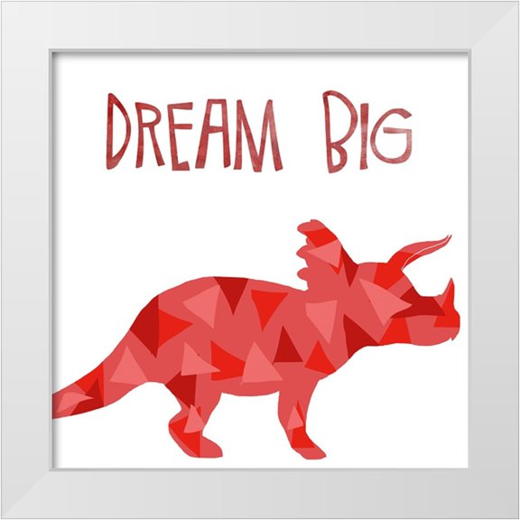 Santiago, Daniela 12x12 White Modern Wood Framed Museum Art Print Titled - Dream Big