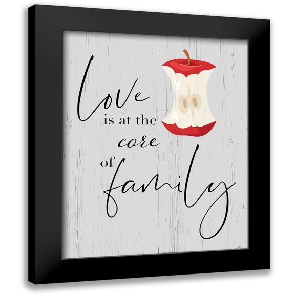 Santiago, Daniela 12x14 Black Modern Framed Museum Art Print Titled - Core of Family