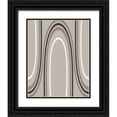 thumbnail image 1 of Santiago, Daniela 12x14 Black Ornate Wood Framed with Double Matting Museum Art Print Titled - Linear Coaster, 1 of 4