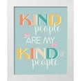 thumbnail image 1 of Santiago, Daniela 12x14 White Modern Wood Framed Museum Art Print Titled - Kind People, 1 of 4