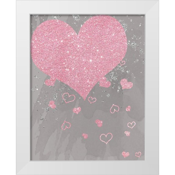 Santiago, Daniela 12x14 White Modern Wood Framed Museum Art Print Titled - Sparkling Love