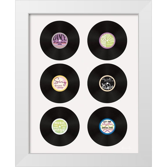 Santiago, Daniela 12x14 White Modern Wood Framed Museum Art Print Titled - Vinyl Inspiration