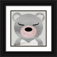 thumbnail image 1 of Santiago, Daniela 15x15 Black Ornate Wood Framed with Double Matting Museum Art Print Titled - Bear, 1 of 4