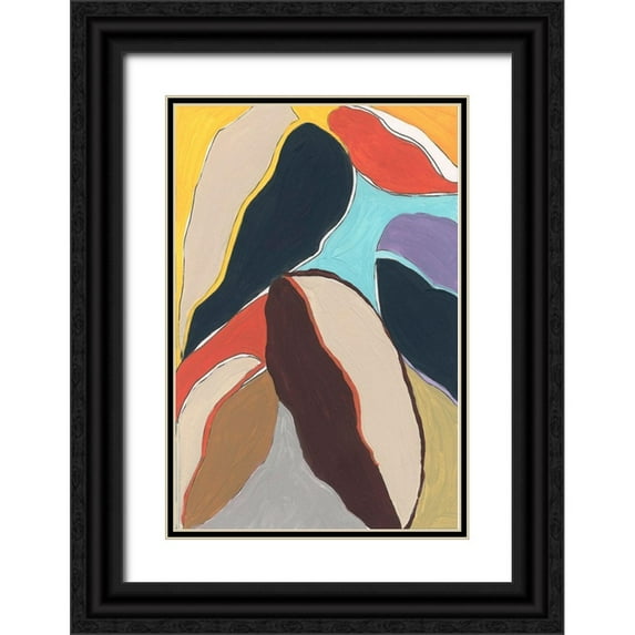 Santiago, Daniela 17x24 Black Ornate Wood Framed with Double Matting Museum Art Print Titled - Botanical I