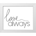 thumbnail image 1 of Santiago, Daniela 18x15 White Modern Wood Framed Museum Art Print Titled - Always, 1 of 4