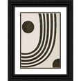 thumbnail image 1 of Santiago, Daniela 24x32 Black Ornate Wood Framed with Double Matting Museum Art Print Titled - Tubular Abstract, 1 of 4