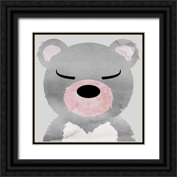 Santiago, Daniela 26x26 Black Ornate Wood Framed with Double Matting Museum Art Print Titled - Bear