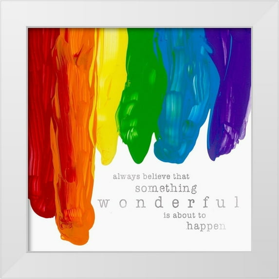 Santiago, Daniela 26x26 White Modern Wood Framed Museum Art Print Titled - Something Wonderful
