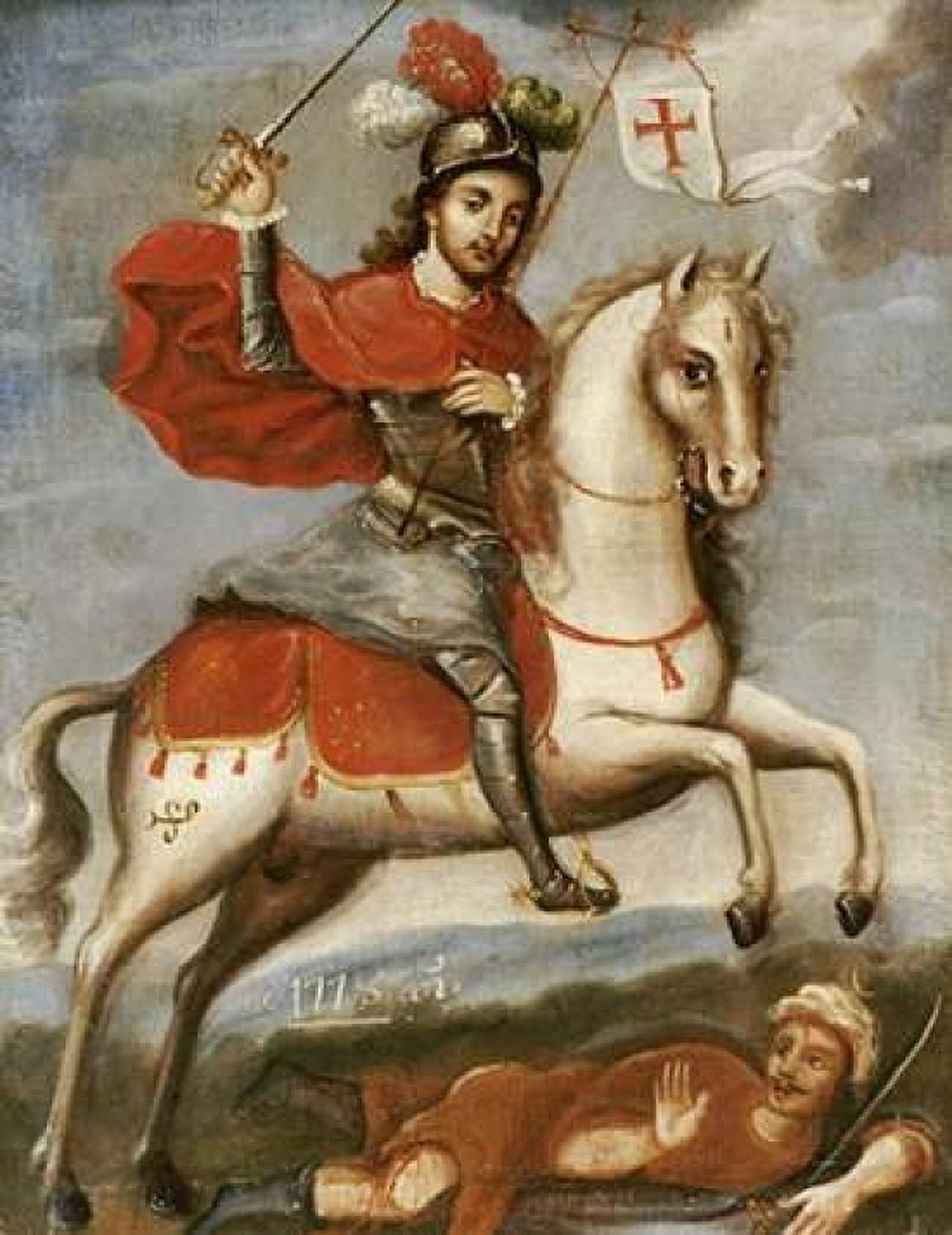 Santiago Matamoros Canvas Art - Unknown (22 x 28)