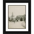 thumbnail image 1 of Santiago Rusiñol 19x24 Black Ornate Framed Double Matted Museum Art Print Titled: Study of a Garden (circa 1891), 1 of 5