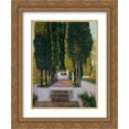 thumbnail image 1 of Santiago Rusinol 2x Matted 20x24 Gold Ornate Framed Art Print 'Gardens of the Generalife', 1 of 2