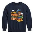 thumbnail image 1 of Santiago of The Sea - A Good Pirate - Toddler And Youth Crewneck Fleece Sweatshirt, 1 of 5