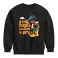 thumbnail image 1 of Santiago of The Sea - A Good Pirate - Toddler And Youth Crewneck Fleece Sweatshirt, 1 of 5