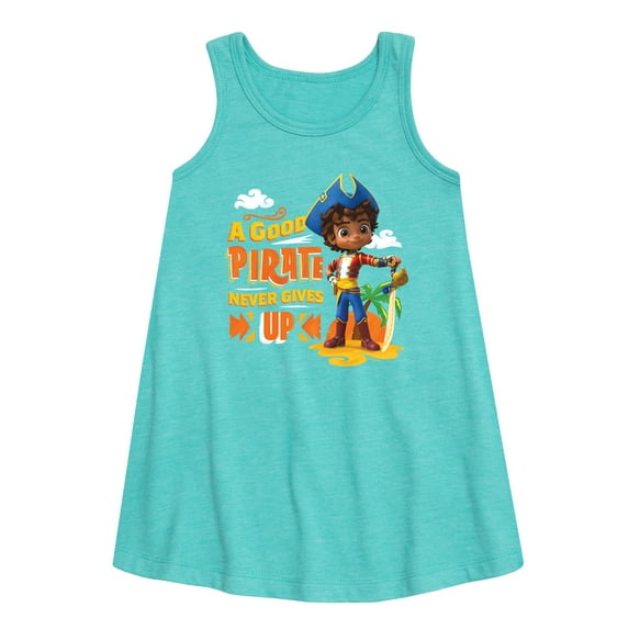 Santiago of The Sea - A Good Pirate - Toddler and Youth Girls A-line Dress