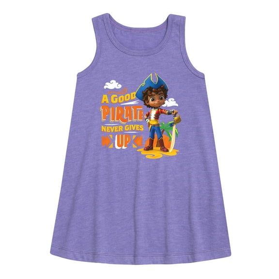 Santiago of The Sea - A Good Pirate - Toddler and Youth Girls A-line Dress